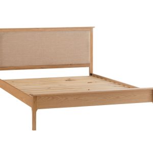 Nordic Bed With Upholstered Headboard
